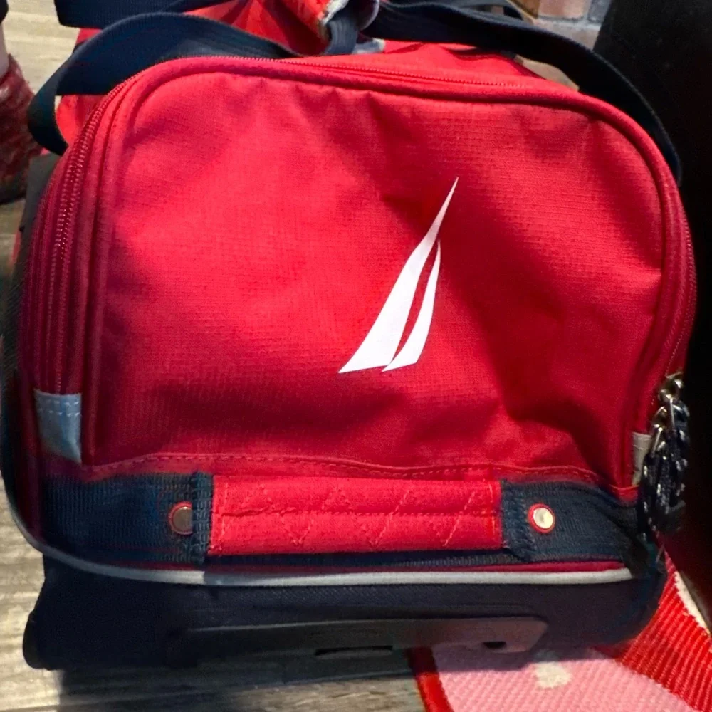 Nautica Red and Navy Men's Bag - Picture 11 of 15